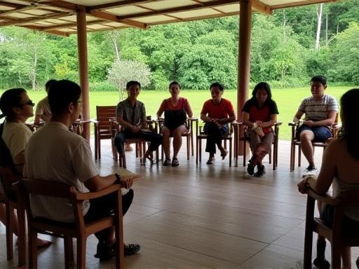 Phong Nha Photo Solutions team in a meeting
